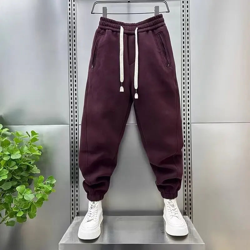 Adam™ | Spodnie Sportowe z Weluru
